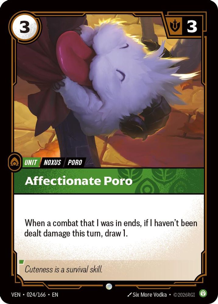 Affectionate Poro 024/166 Common Vendetta Foil