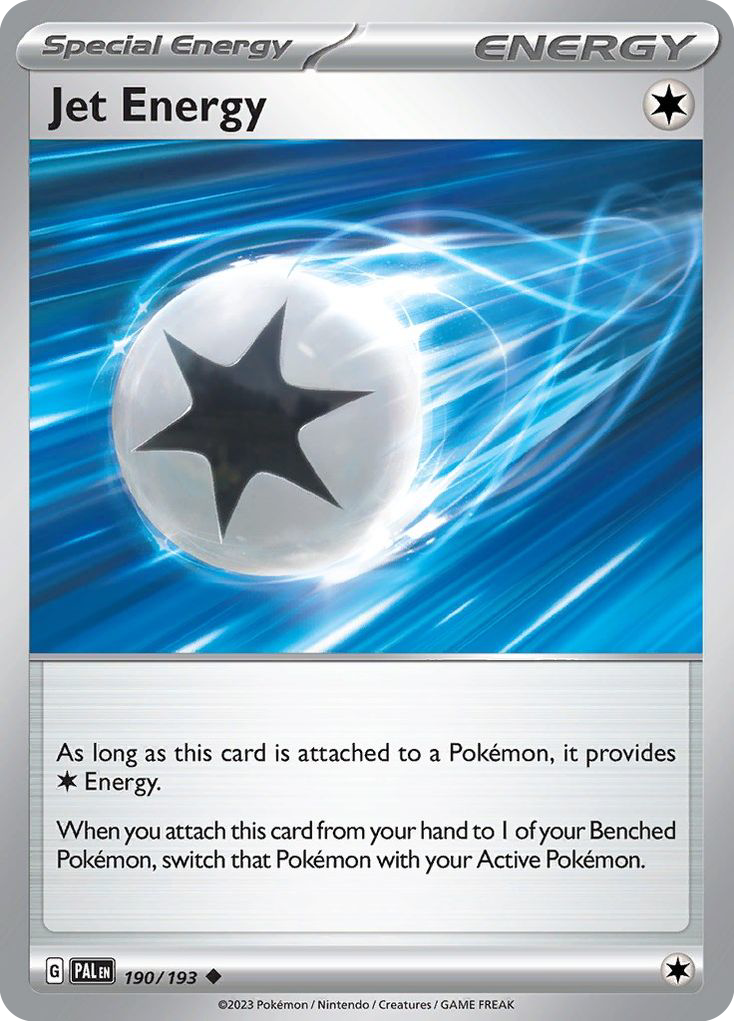 Jet Energy 190/193 Uncommon Paldea Evolved Reverse Holo
