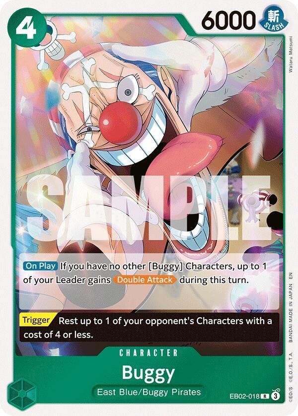 Buggy EB02-018 Rare Extra Booster: Anime 25th Collection