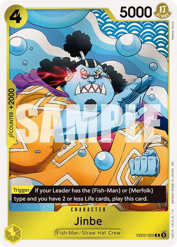 Jinbe EB02-055 Rare Extra Booster: Anime 25th Collection