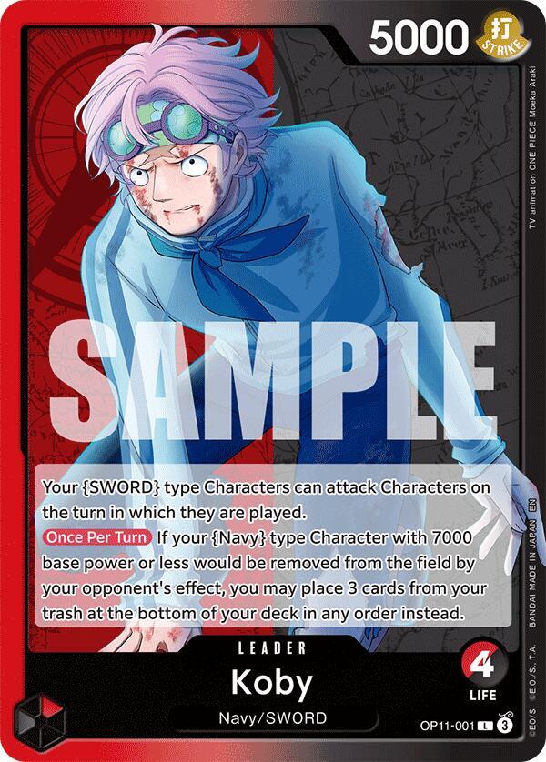 Koby (001) OP11-001 Leader A Fist of Divine Speed