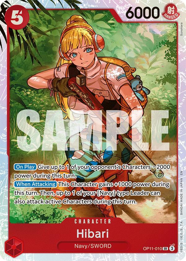 Hibari OP11-010 Super Rare A Fist of Divine Speed