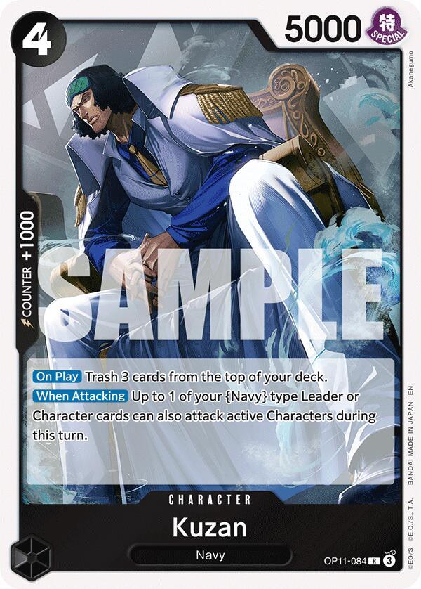 Kuzan OP11-084 Rare A Fist of Divine Speed