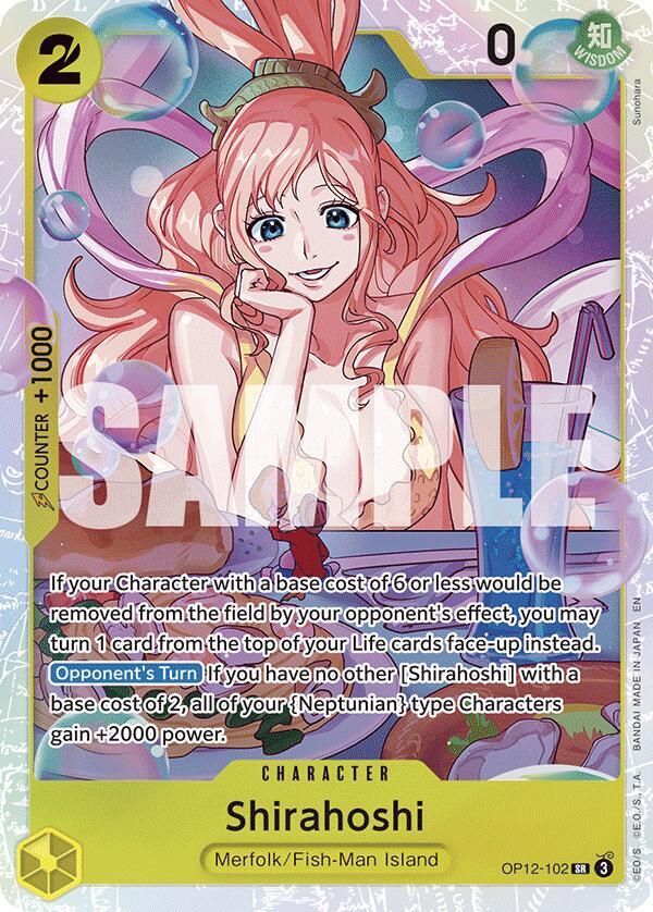 Shirahoshi OP12-102 Super Rare Legacy of the Master