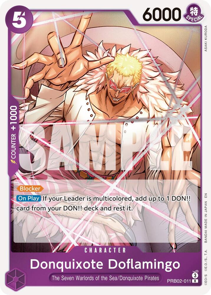 Donquixote Doflamingo PRB02-011 Premium Booster -The Best- Vol. 2
