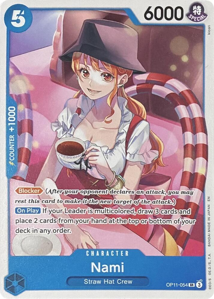Nami OP11-054 Super Rare Learn Together Deck Set