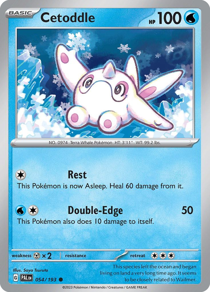 Cetoddle 054/193 Common Paldea Evolved Reverse Holo