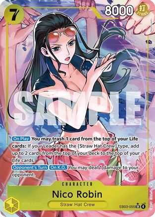 Nico Robin (055) (Alternate Art) EB03-055 Extra Booster: Heroines Edition