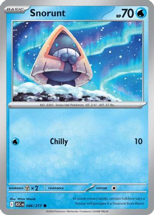 Snorunt 046/217 Common Ascended Heroes