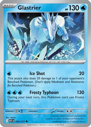 Glastrier 054/217 Uncommon Ascended Heroes