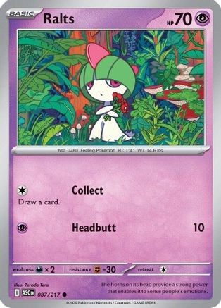 Ralts 087/217 Common Ascended Heroes