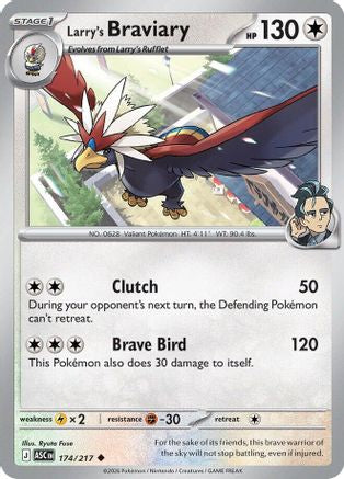 Larry's Braviary 174/217 Uncommon Ascended Heroes