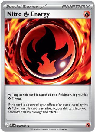 Nitro R Energy 086/086 Holo Rare Chaos Rising Reverse Holo