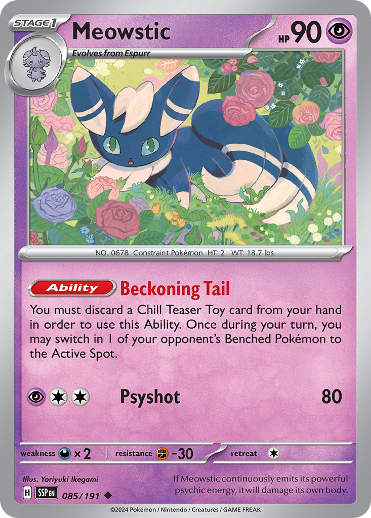 Meowstic 085/191 Uncommon Surging Sparks
