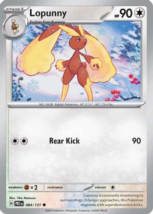 Lopunny 084/131 Common Prismatic Evolutions