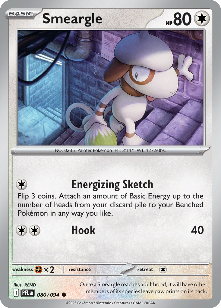 Smeargle 080/094 Common Phantasmal Flames