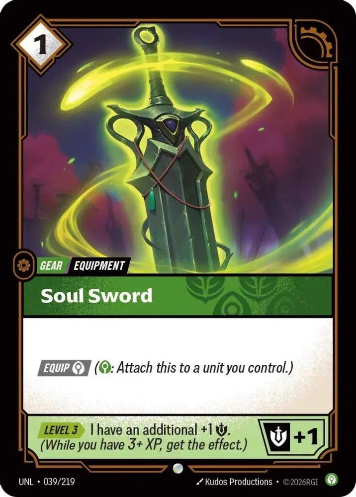 Soul Sword 039/219 Common Unleashed