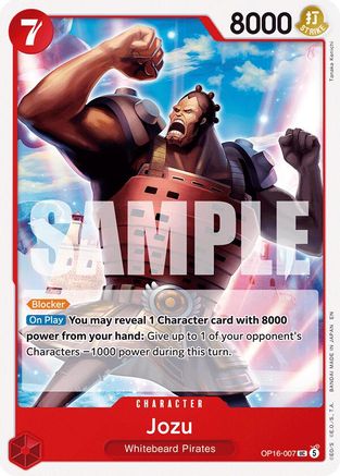 Jozu OP16-007 Uncommon The Time of Battle