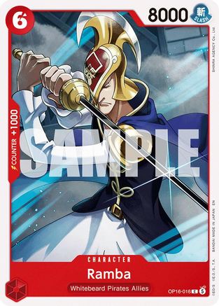 Ramba OP16-016 Common The Time of Battle