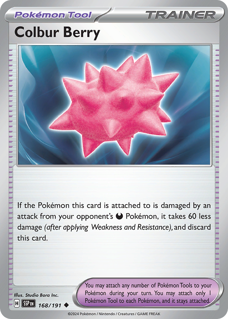 Colbur Berry 168/191 Uncommon Surging Sparks