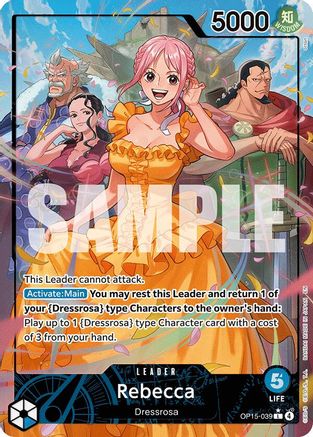 Rebecca (Alternate Art) OP15-039 Leader Adventure on Kami's Island