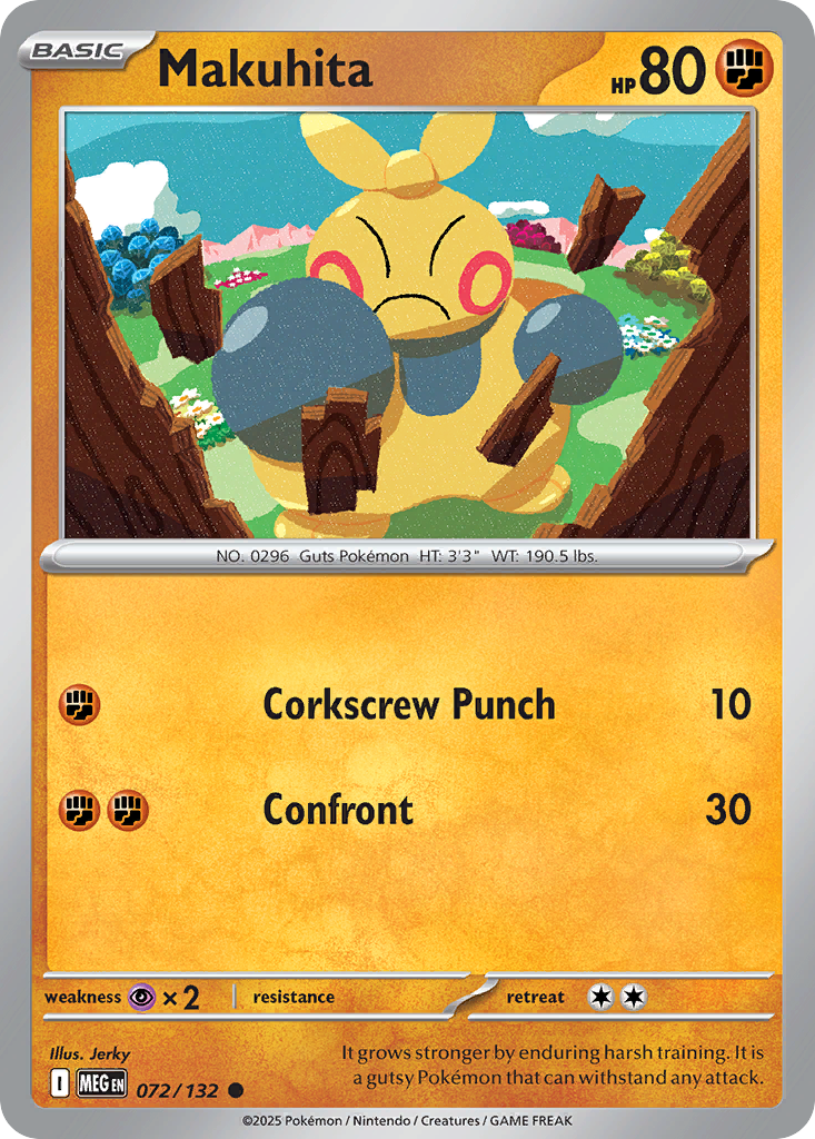 Makuhita 072/132 Common Mega Evolution