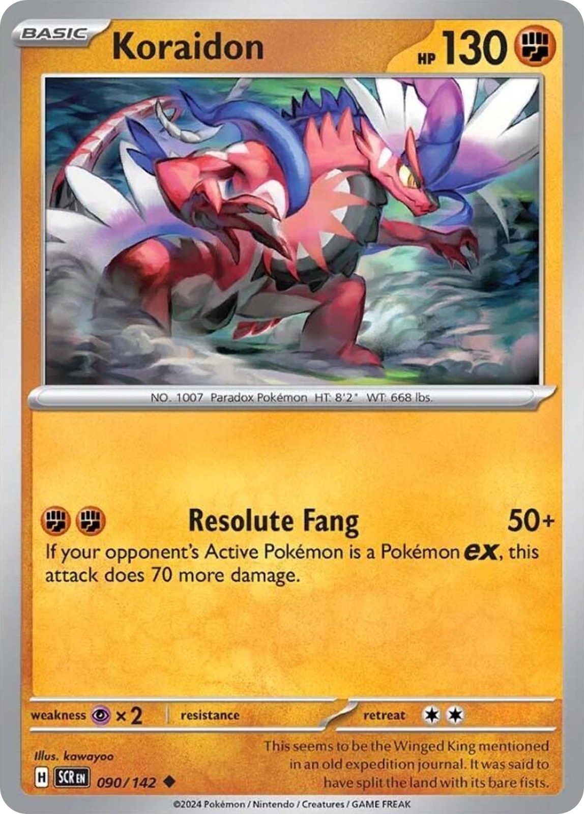 Koraidon 90/142 Uncommon Stellar Crown