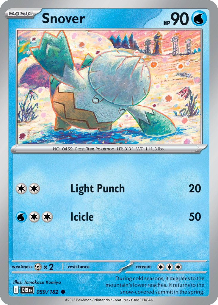 Snover 059/182 Common Destined Rivals Reverse Holo