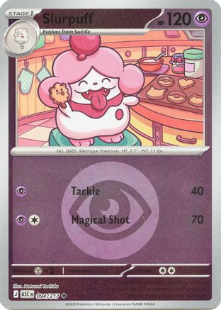 Slurpuff (Energy Symbol Pattern) 094/217 Ascended Heroes Reverse Holo