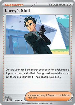 Larry's Skill 115/131 Common Prismatic Evolutions