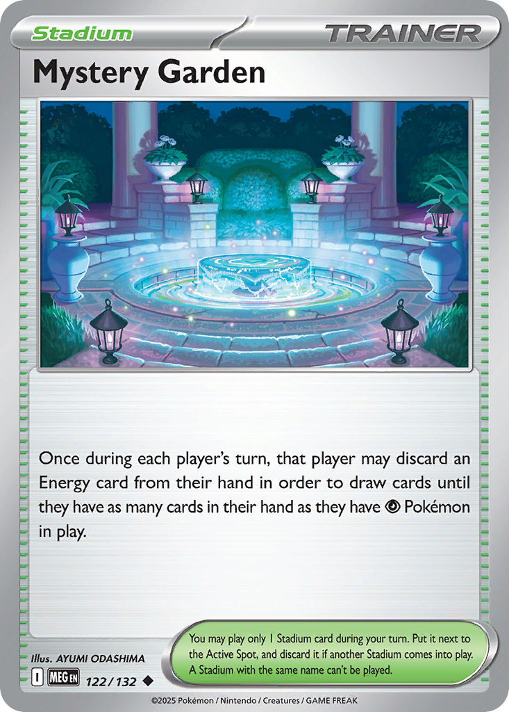 Mystery Garden 122/132 Uncommon Mega Evolution Reverse Holo