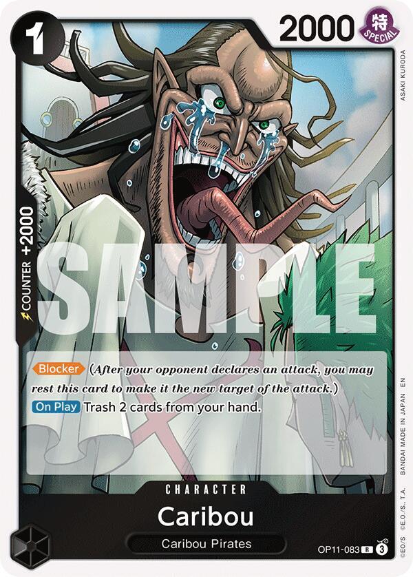 Caribou OP11-083 Rare A Fist of Divine Speed Foil