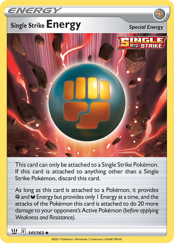 Single Strike Energy 141/163 Uncommon Battle Styles