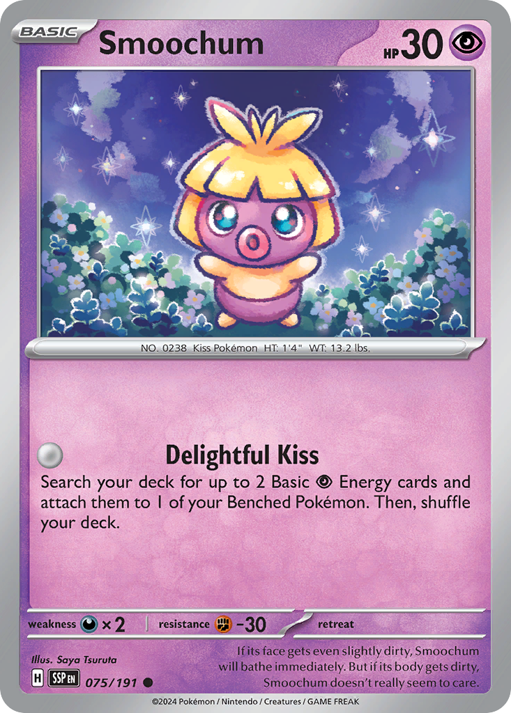 Smoochum 075/191 Common Surging Sparks