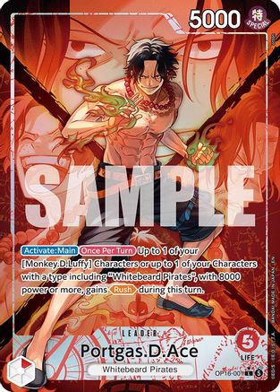 Portgas.D.Ace (001) (Alternate Art) OP16-001 The Time of Battle Foil