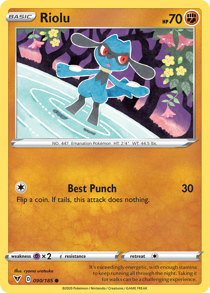 Riolu 090/185 Common Vivid Voltage