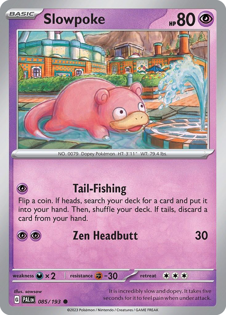 Slowpoke 085/193 Common Paldea Evolved