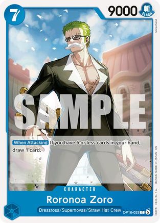 Roronoa Zoro (053) OP16-053 Common The Time of Battle