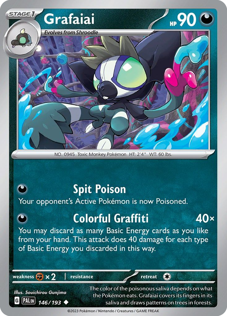 Grafaiai 146/193 Uncommon Paldea Evolved