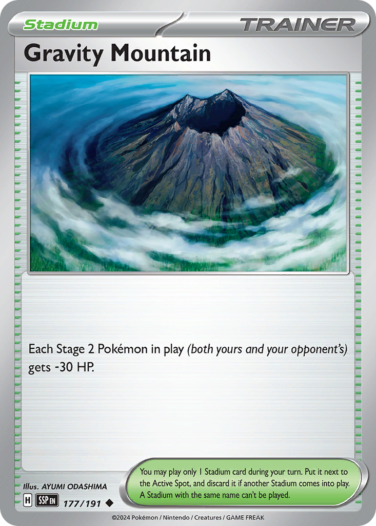Gravity Mountain 177/191 Uncommon Surging Sparks