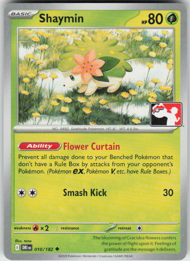 Shaymin 010/182 Uncommon Prize Pack Series Cards