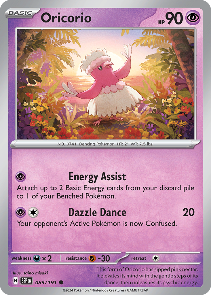 Oricorio 089/191 Common Surging Sparks