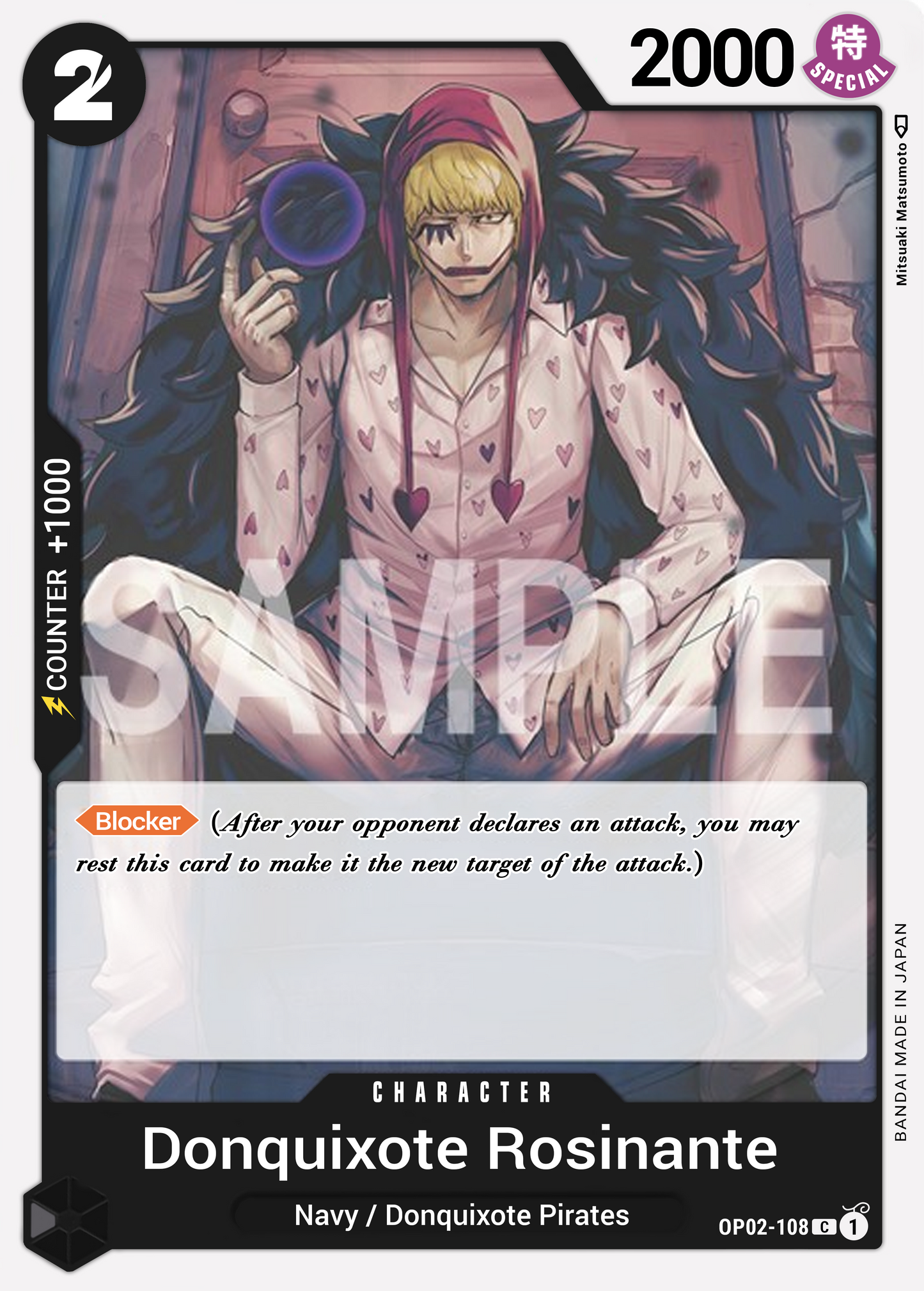 Donquixote Rosinante OP02-108