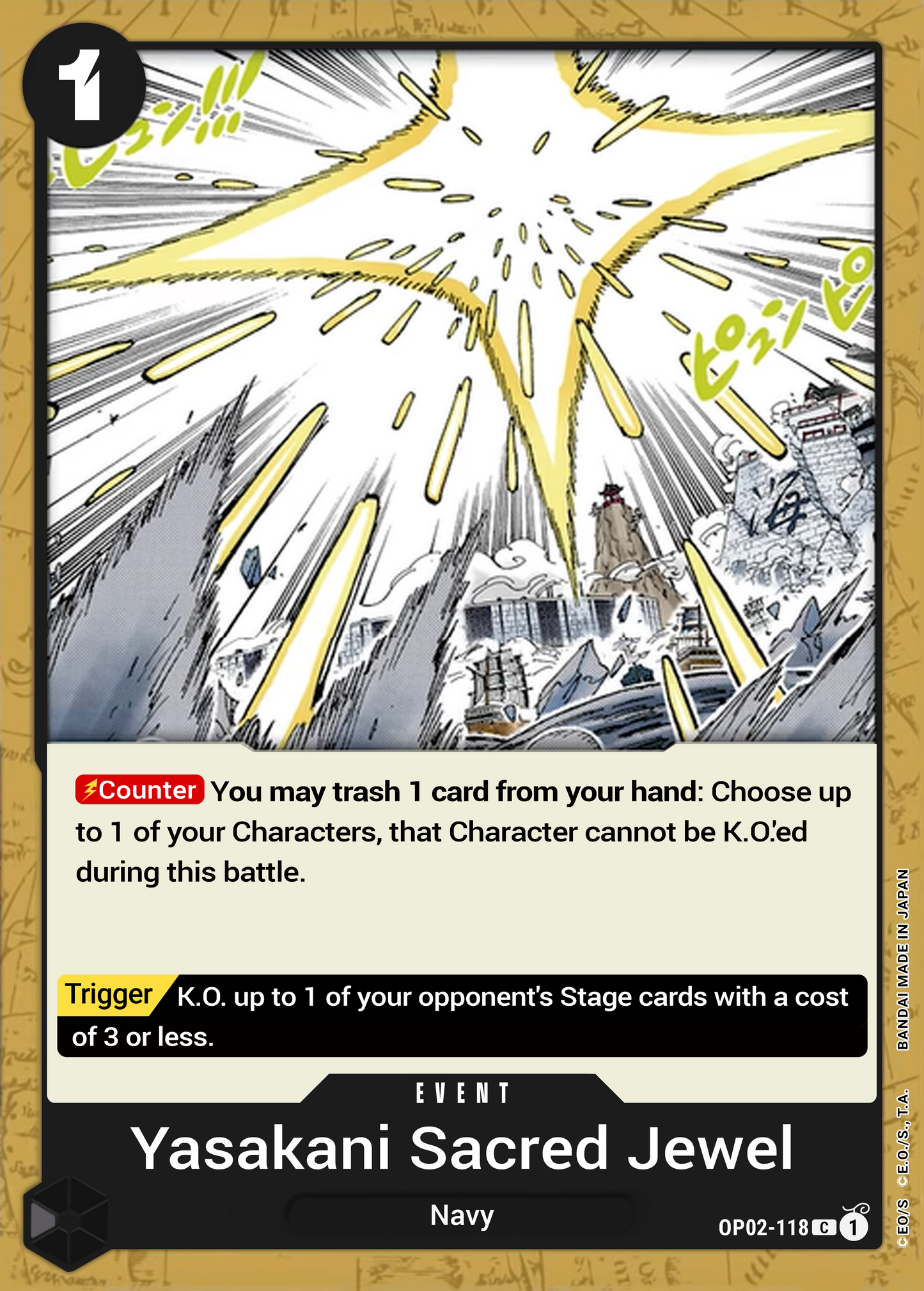 Yasakani Sacred Jewel OP02-118