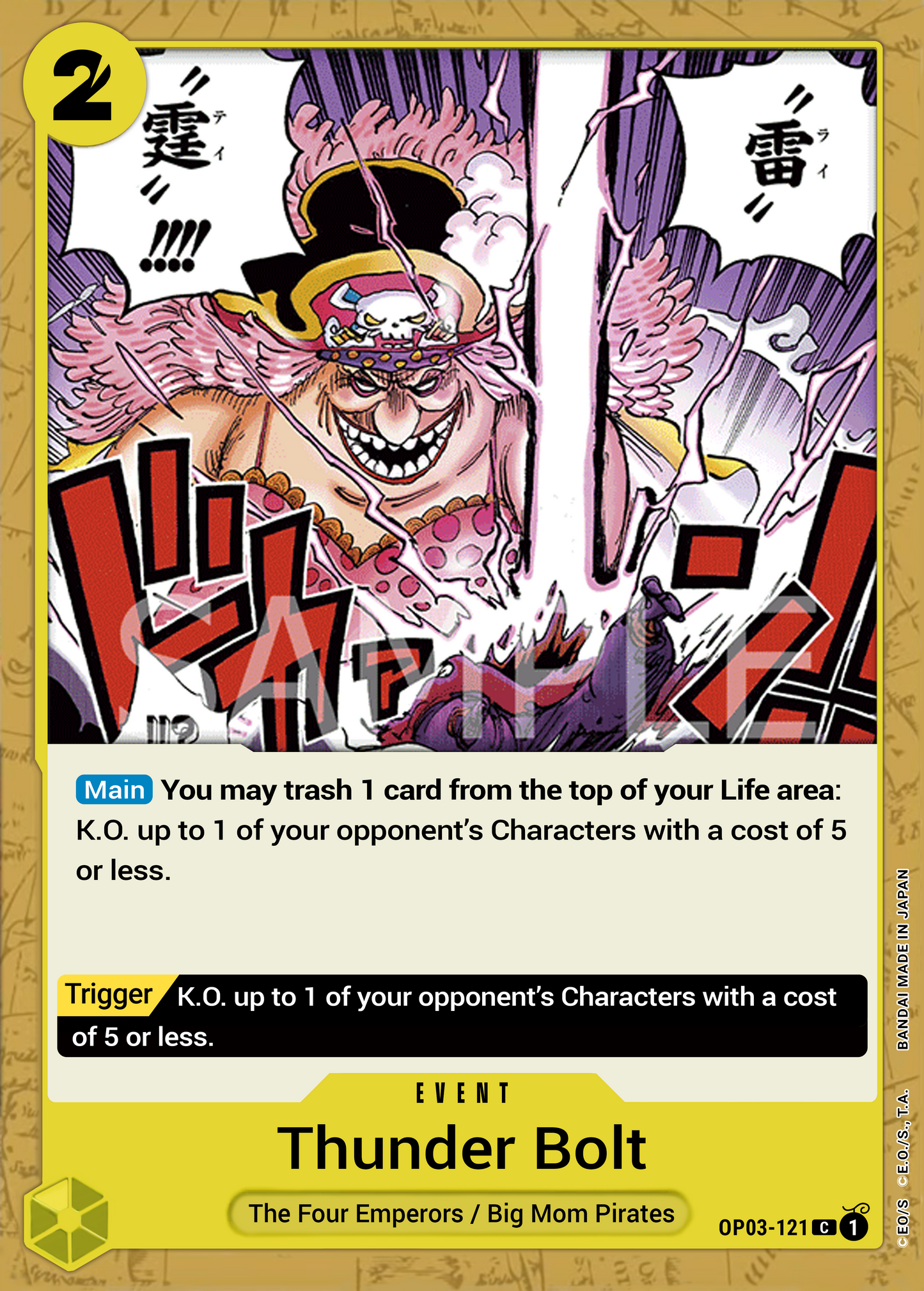 Thunder Bolt OP03-121