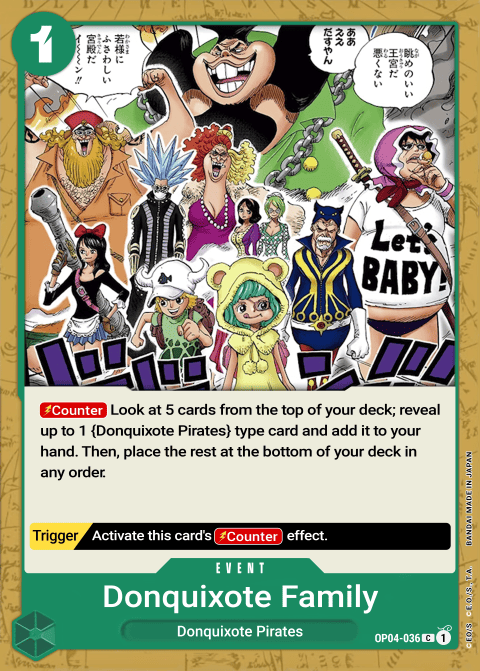 Donquixote Family OP04-036