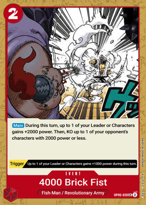 Four Thousand-Brick Fist OP05-020