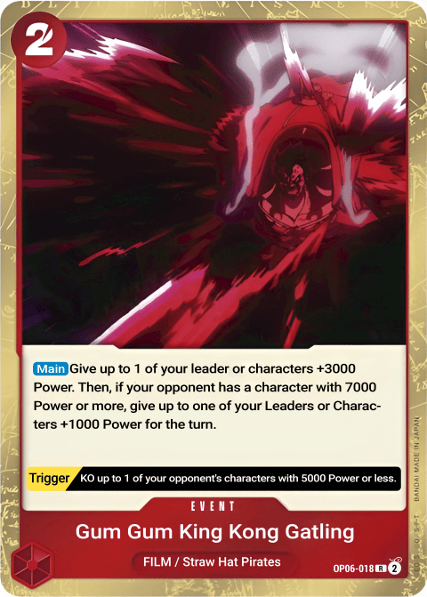 Gum-Gum King Kong Gatling OP06-018