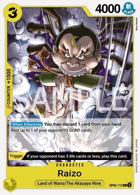 Raizo OP06-112