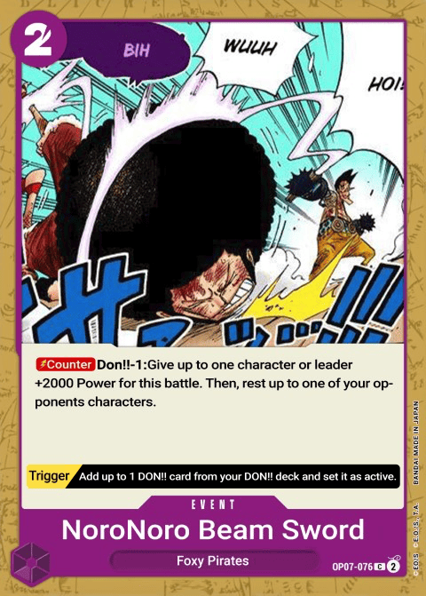 Slow-Slow Beam Sword OP07-076